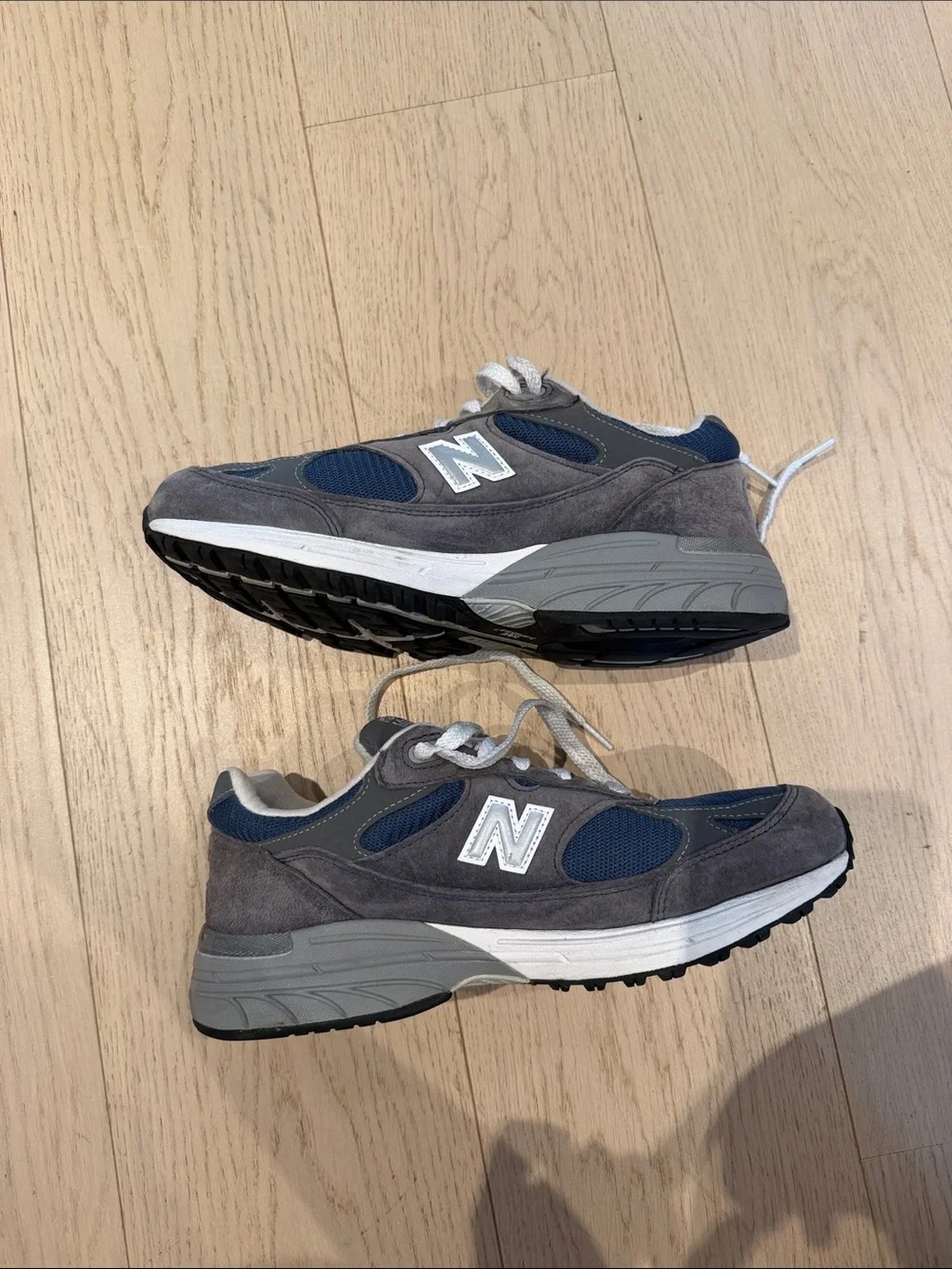 New Balance Unisex Navy and Gray Casual Sneakers